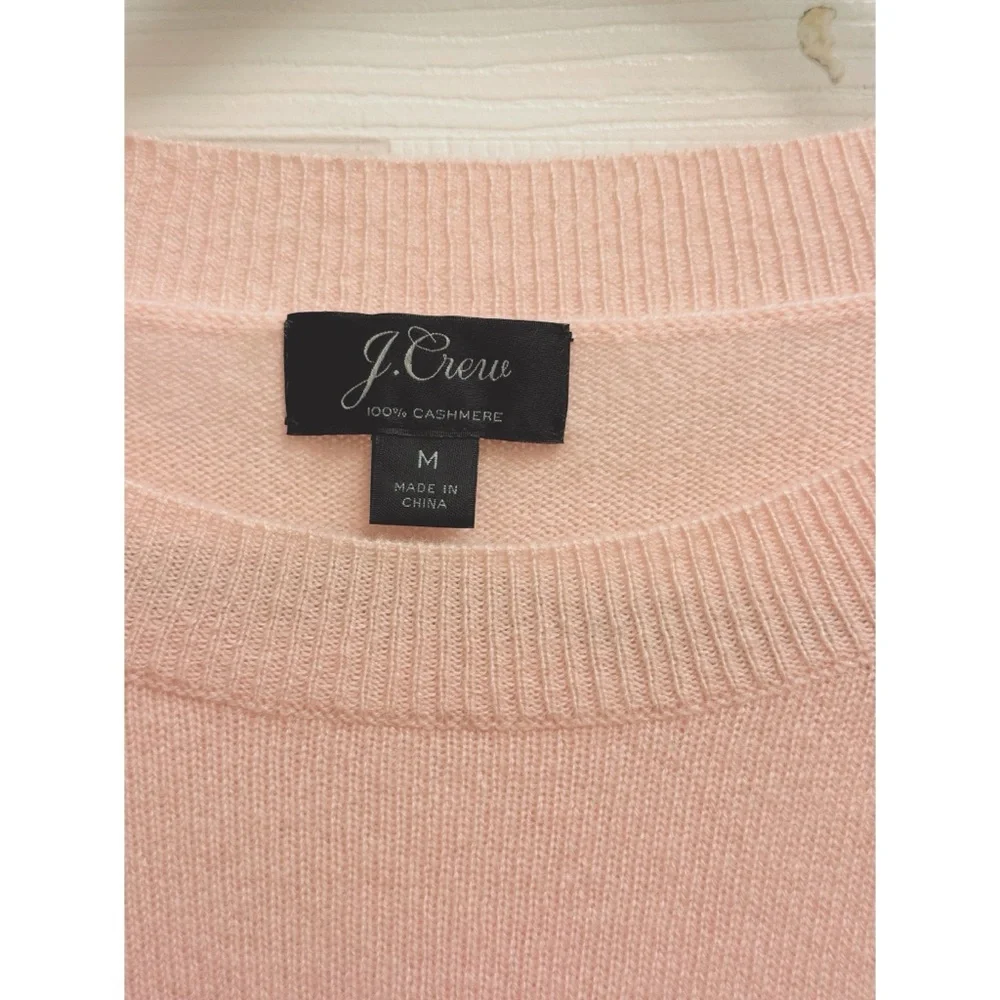 J. Crew Pink, Blue & Red Crewneck Sweater